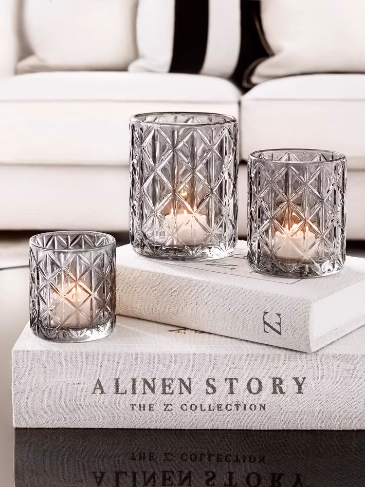 Ljuslyktor Zephyr Smoke 3-pack