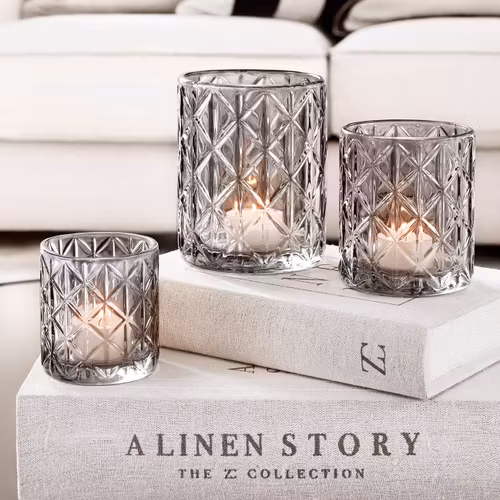 Ljuslyktor Zephyr Smoke 3-pack