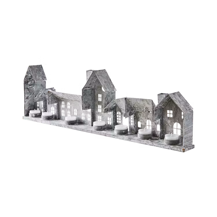 Ljuslykta hus, FENIX, Grå/vit