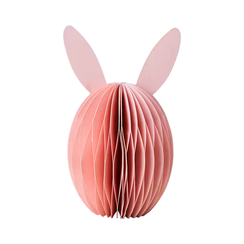 Påskdekoration BUNNY, Rosa H12cm