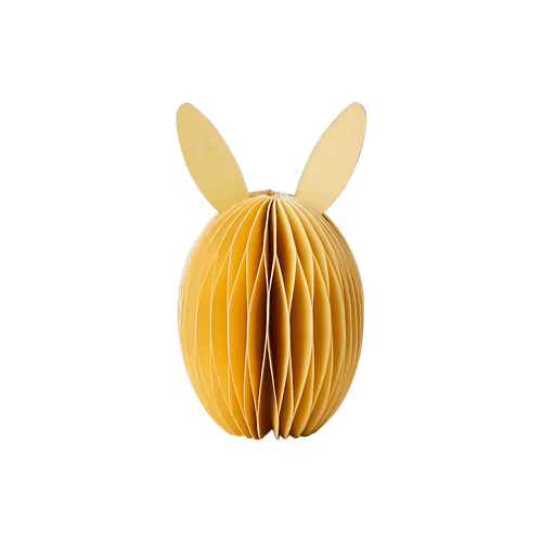 Påskdekoration BUNNY, Gul H8cm