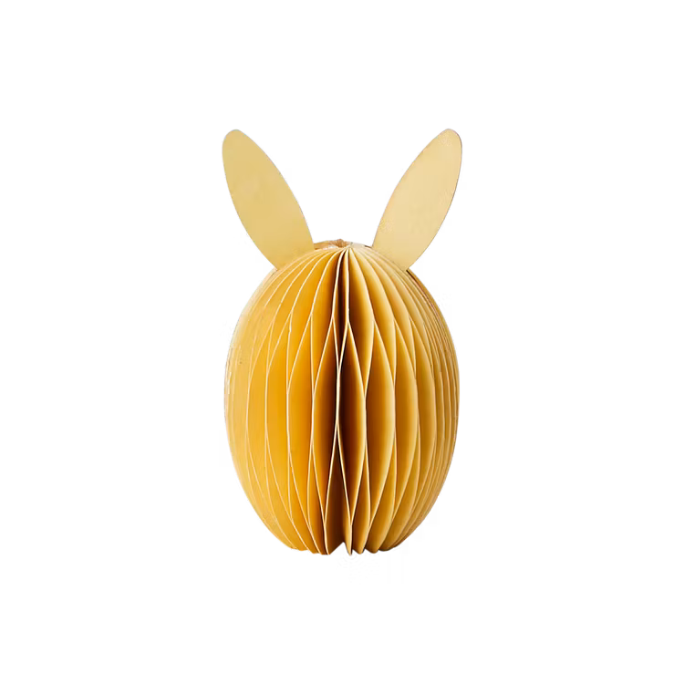 Påskdekoration BUNNY, Gul H8cm