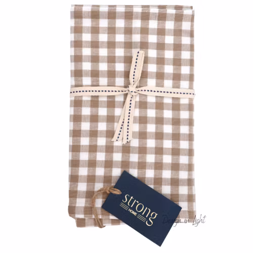 Servett - Gingham Check - 2-pack