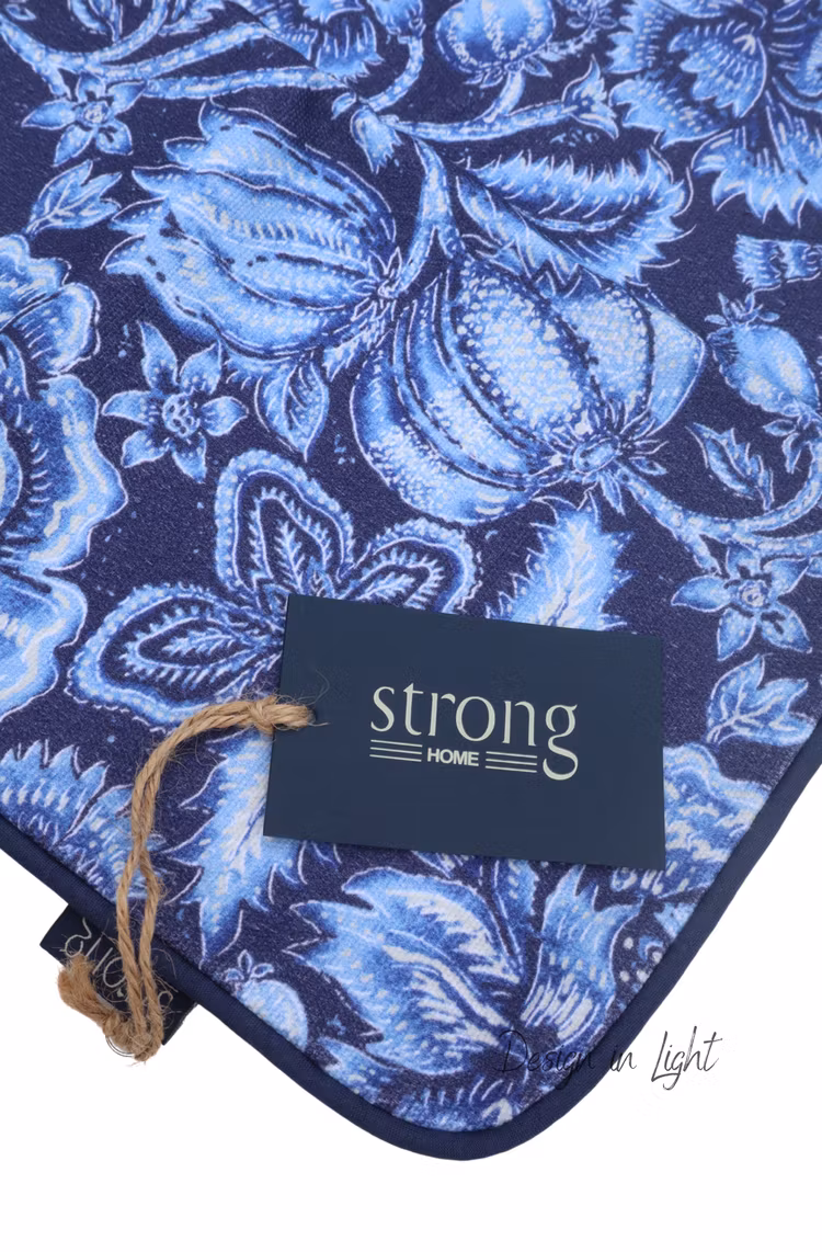 Kuddfodral Blue Flower Garden