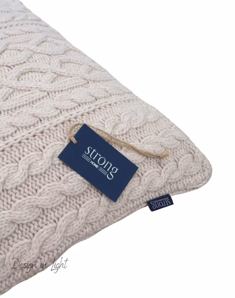 Kuddfodral Cable Knit