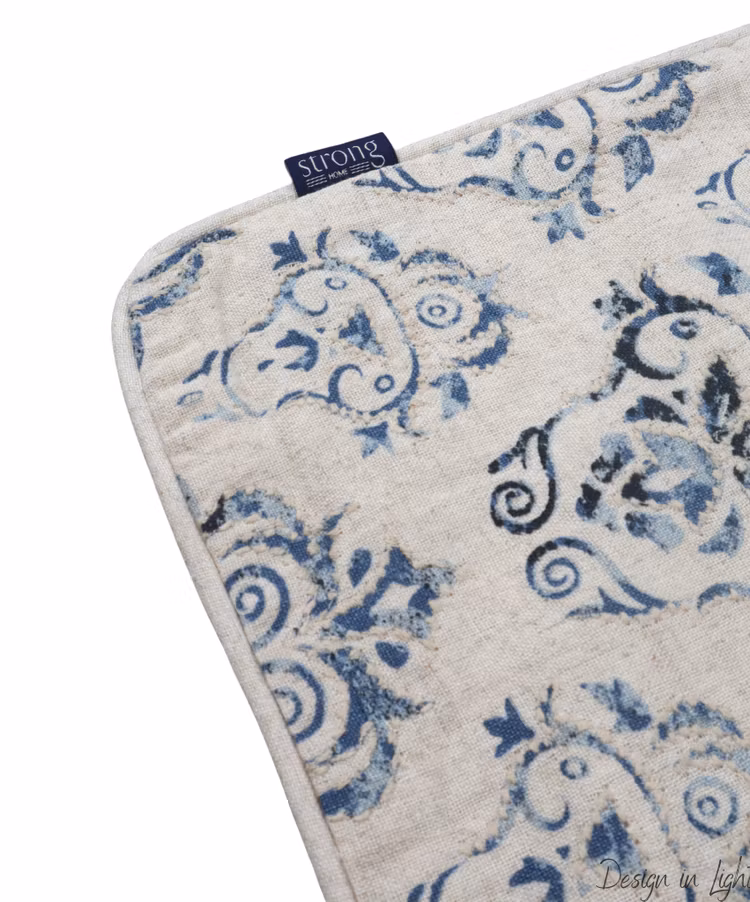 Kuddfodral Indigo Ornament