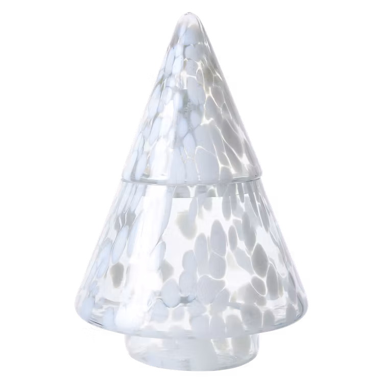 Skål med lock - PARTY , Vit/isblå