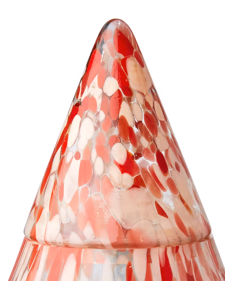 Skål med lock - PARTY , Röd