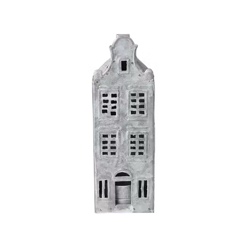 Ljuslykta hus - FENIX Grå/vit