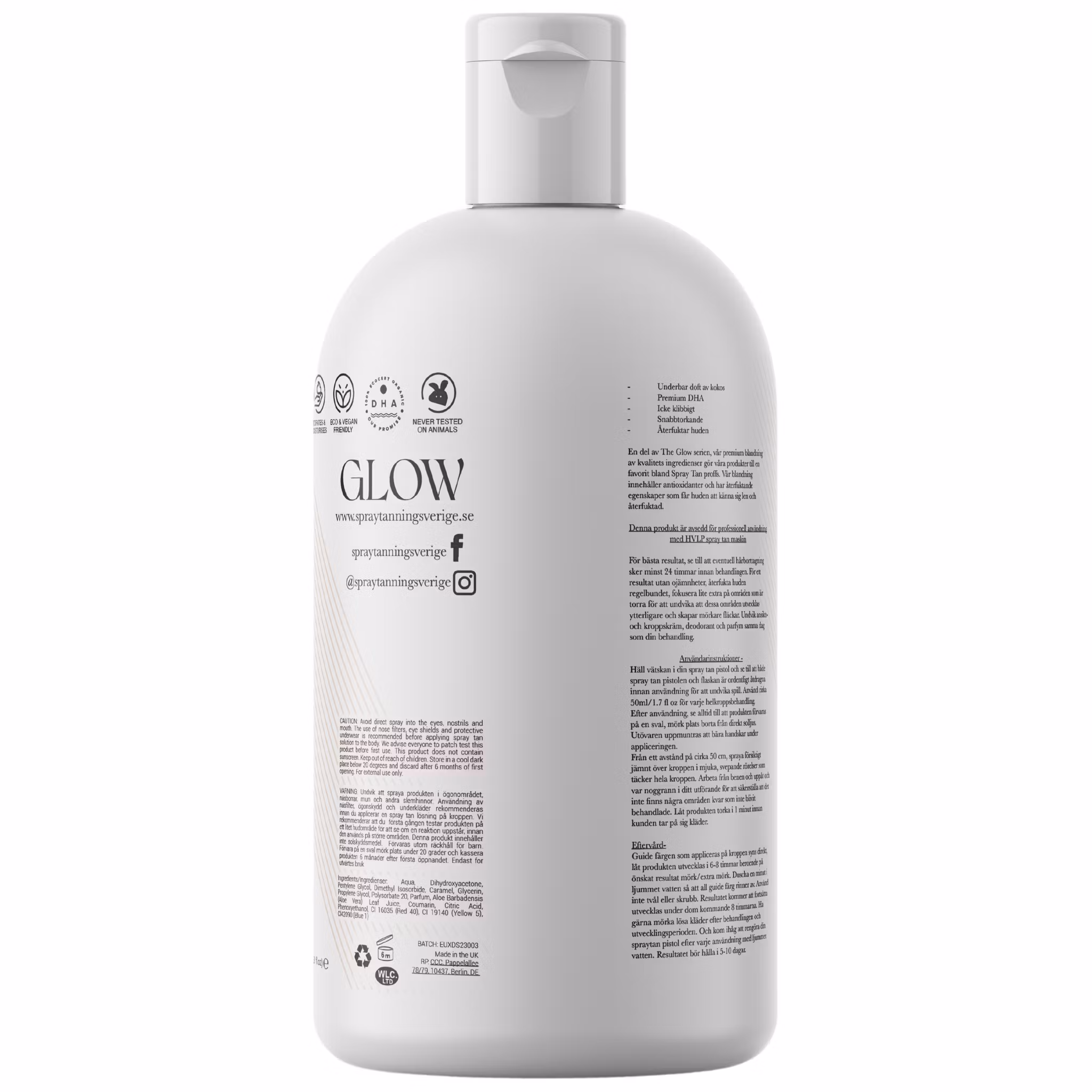 Spraytan Glow - Mörk/Extra mörk