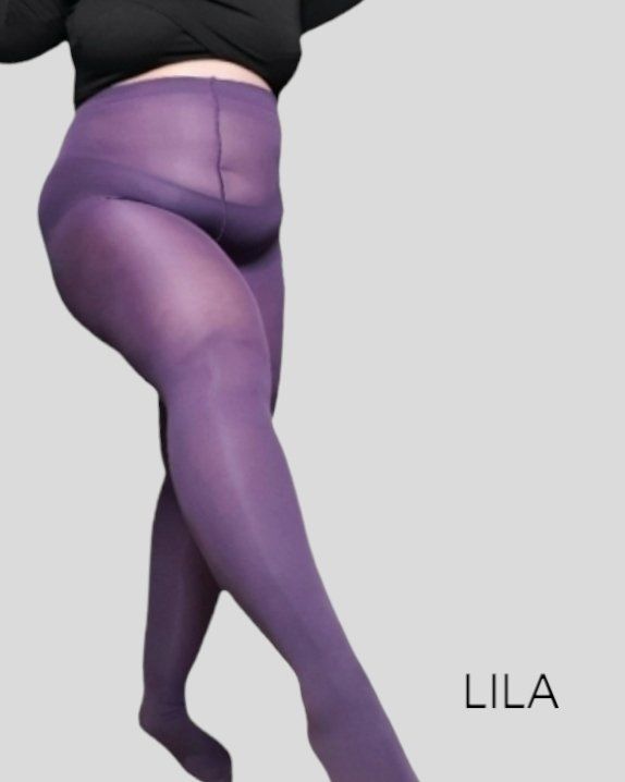 Lila - Stora strumpbyxor