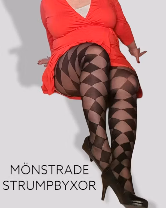 Stora strumpbyxor > Mönstrad