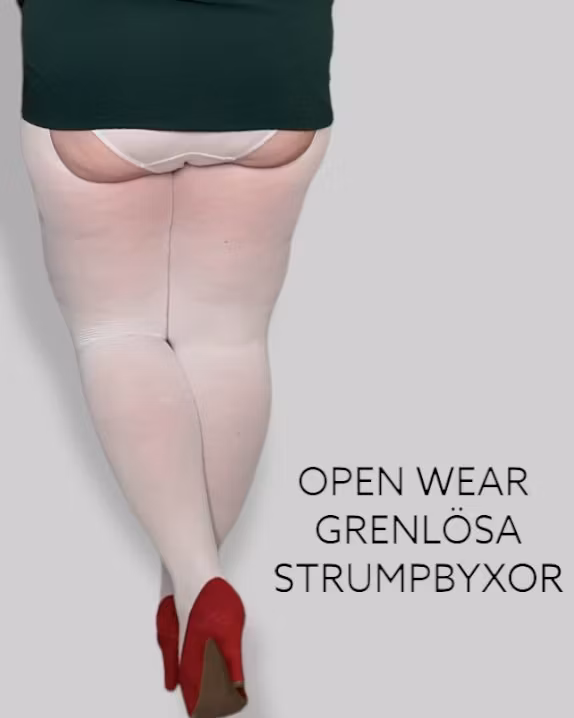 Stora strumpbyxor > Open wear - Höfthållarstrumpbyxor