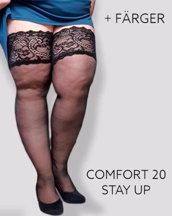 COMFORT 20 STAY UP - Stora strumpbyxor
