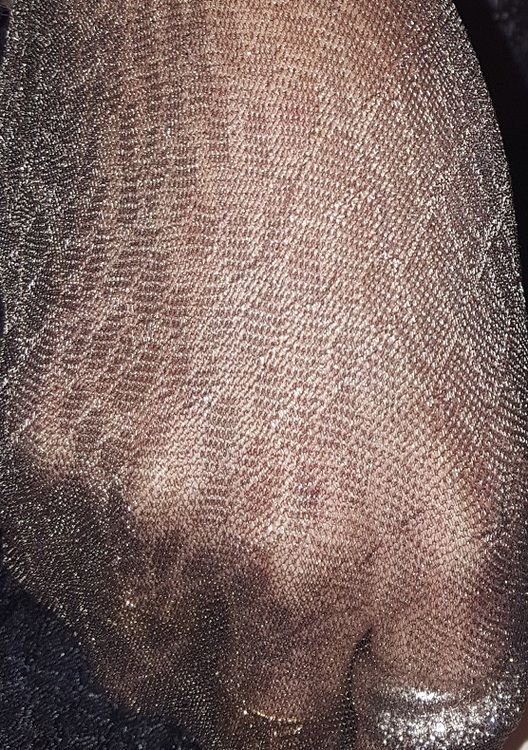 Strumpbyxa med ödlemönster brun 3XL