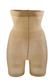 Hög shapingtrosa med ben beige Plus size