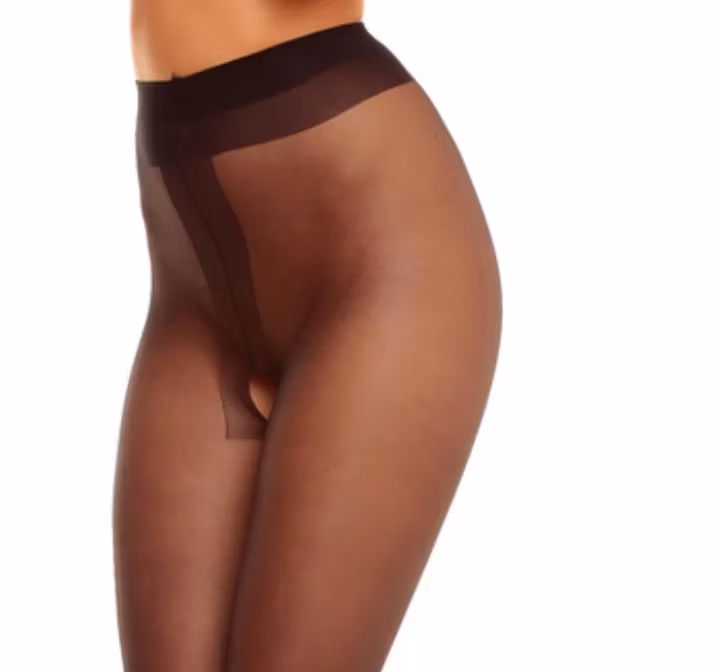 Strumpbyxor Open wear 20 den svart utan gren  XL