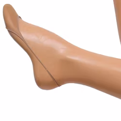 Tåstrumpa med slingback 20 den 2-pack brun  stl 39-41