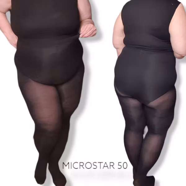 Strumpbyxa mjuk mikrofiber 50 den Large