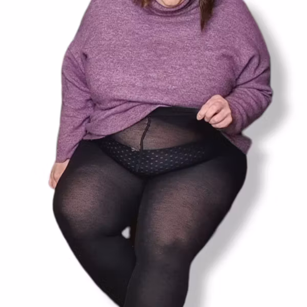 Sochi svart strumpbyxa bomull 120 2xl
