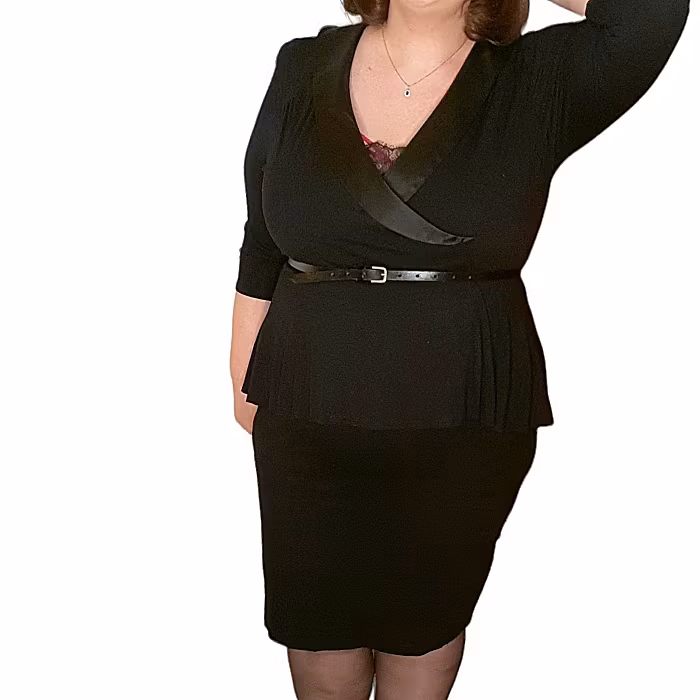 Klänning kostym svart