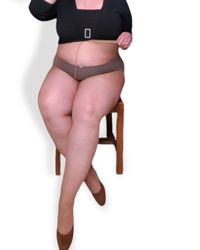 Monaco 20 den brun nude Crepe