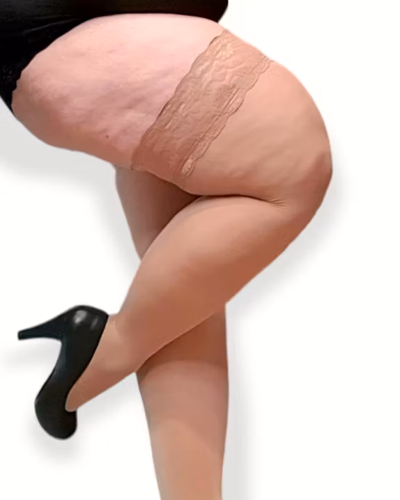 Micro 60 brun stay up med spets