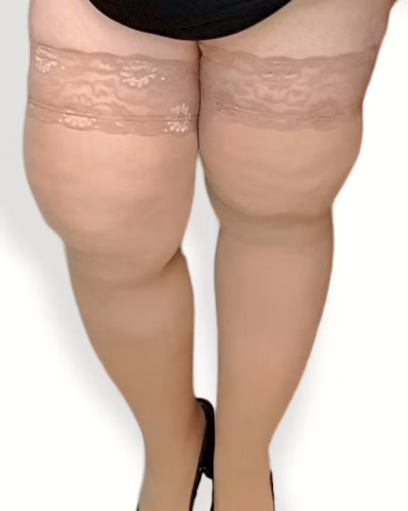 Micro 60 brun stay up med spets