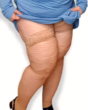 Nätstrumpa Stay up brun