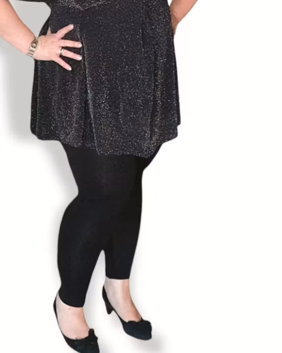 Leggings svart jersey