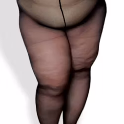 Satin 20 svart strumpbyxa