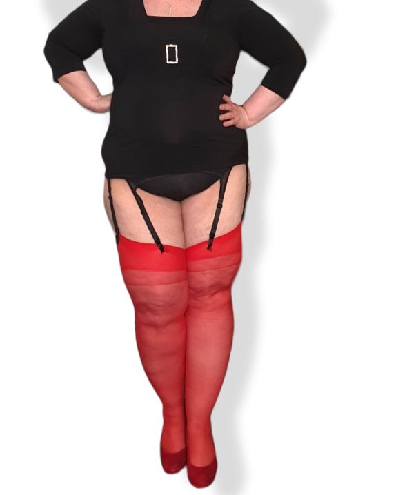 Perfect 20 röd stockings