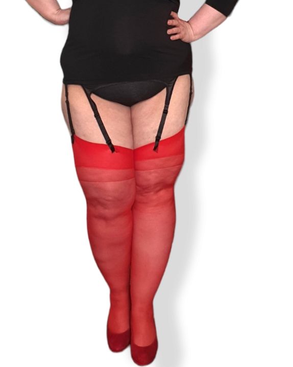 Perfect 20 röd stockings