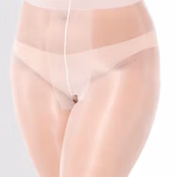 Open wear 20 Tband grenlös vit strumpbyxa