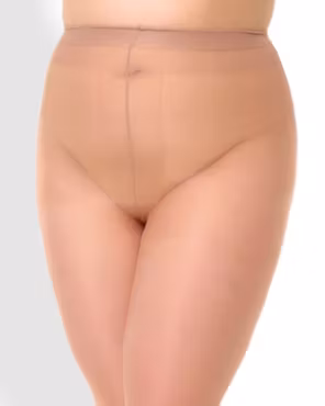 Open wear 20 Tband grenlös brun strumpbyxa