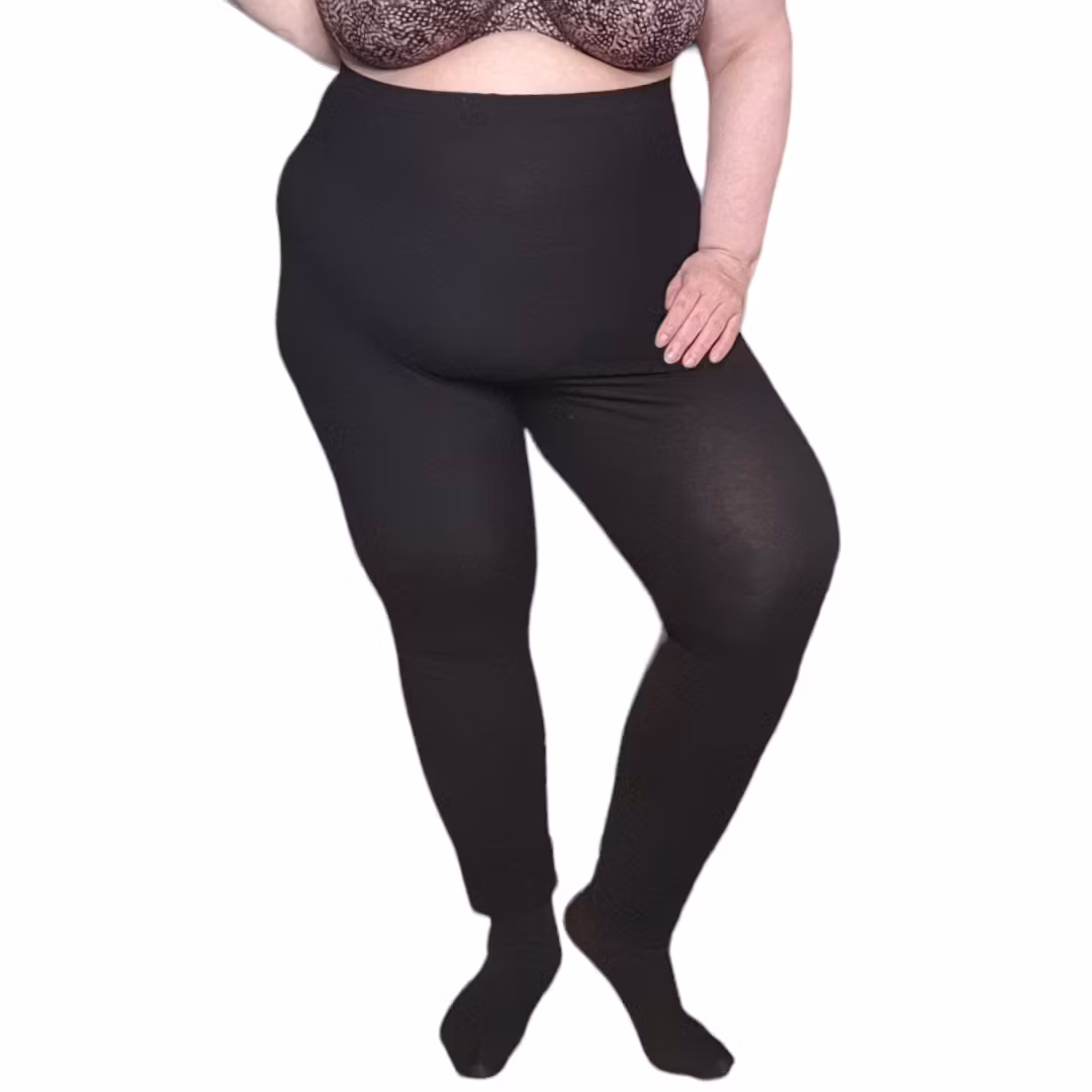 Leggings svart jersey
