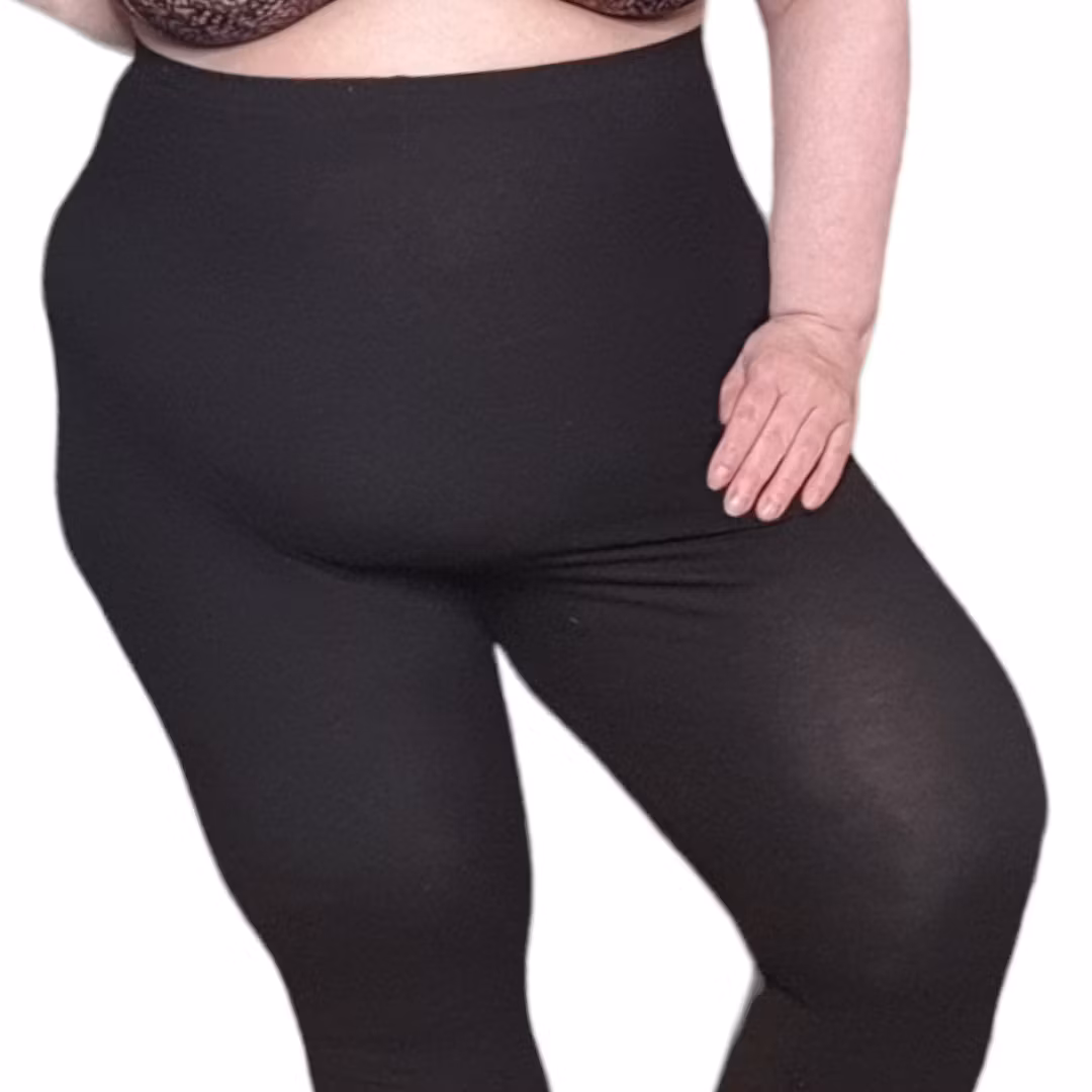 Leggings svart jersey