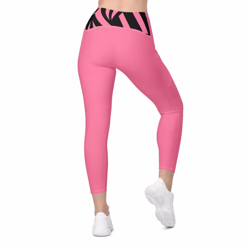 Leggings med fickor crossover band Limited edition