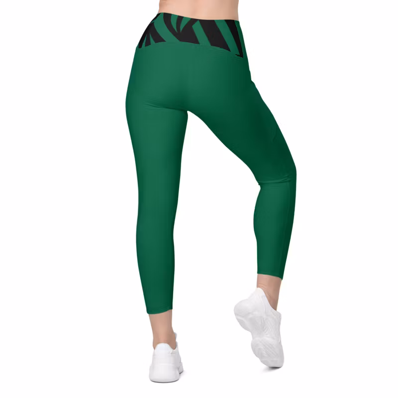 Leggings med fickor crossover band Limited edition