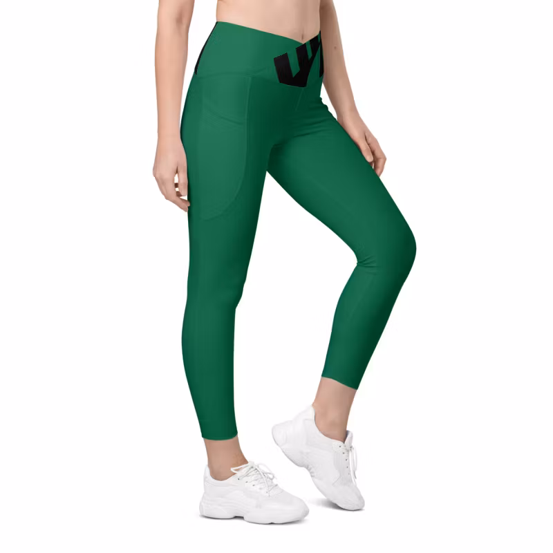 Leggings med fickor crossover band Limited edition