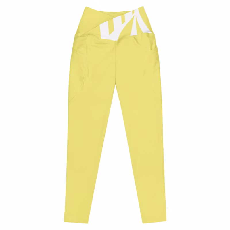 Leggings med fickor crossover band Limited edition