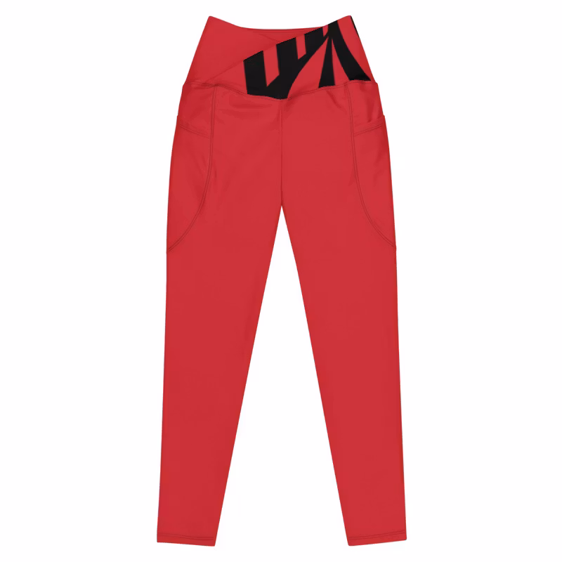 Leggings med fickor crossover band Limited edition