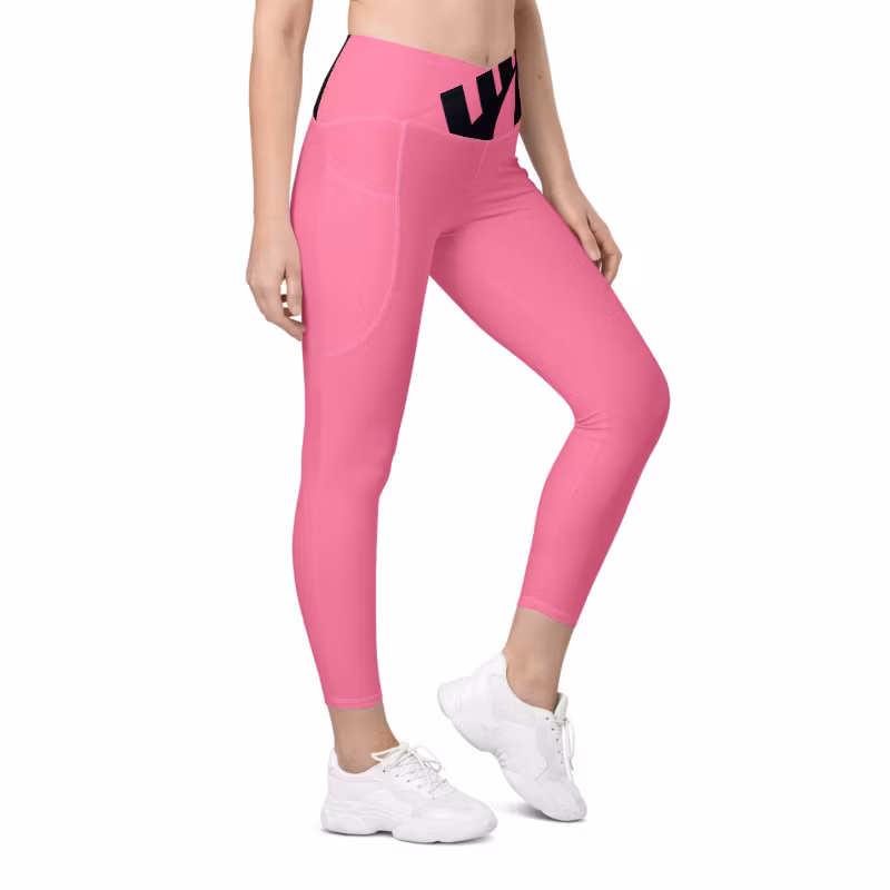 Leggings med fickor crossover band Limited edition