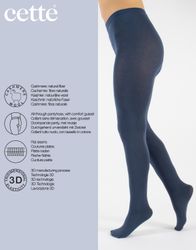 Lima 150 den kashmir blå jeans strumpbyxa