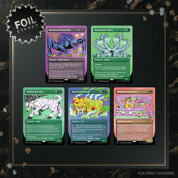 Magic the Gathering: Secret Lair: Crocodile Jackson's Monstrous Menagerie (Foil Etched)