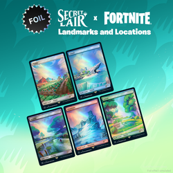 Magic the Gathering: Secret Lair x Fortnite Landmarks and Locations (Foil)