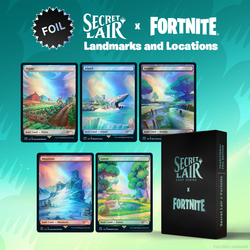 Magic the Gathering: Secret Lair x Fortnite Landmarks and Locations (Foil)