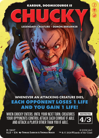 Magic the Gathering: Secret Lair x Chucky