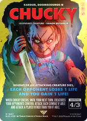 Magic the Gathering: Secret Lair x Chucky (Foil)