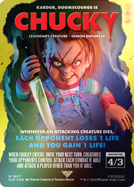 Magic the Gathering: Secret Lair x Chucky (Foil)